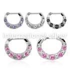 sepg16 straight barbells surgical steel 316l septum