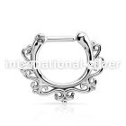 seps16 straight barbells surgical steel 316l septum
