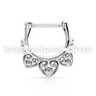 sepu16 straight barbells surgical steel 316l septum