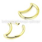 sgtsh2 anodized steel hinged segment hoop with moon shape