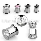 shprz tunnels gauges surgical steel 316l ear lobe