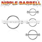 snpe straight barbells surgical steel 316l nipple