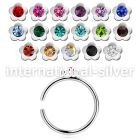 snr1 fake illusion hoops surgical steel 316l nose