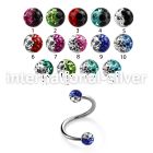 spefr3e spirals twisters surgical steel 316l eyebrow