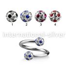 spfr5a spirals twisters surgical steel 316l eyebrow