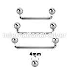 sudb4 surface piercing surgical steel 316l surface piercings