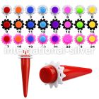 tpsvr tapers acrylic body jewelry ear lobe