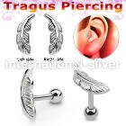 trg29 straight barbells surgical steel 316l ear lobe