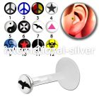 trgl6 labrets lip rings bioflex ptfe tragus