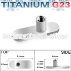 tsa1 dermals titanium g23 implant grade belly button