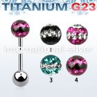 ubbfr6d straight barbells titanium g23 implant grade tongue