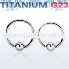ubcr12 hoops captive rings titanium g23 implant grade ear lobe
