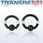 ubcrt8 hoops captive rings anodized titanium g23 implant grade ear lobe