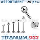 ublk03 labrets lip rings titanium g23 implant grade labrets chin