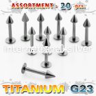 ublk04 labrets lip rings titanium g23 implant grade labrets chin