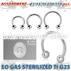 ublk474 horseshoes titanium g23 implant grade belly button