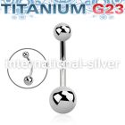 ubns belly rings titanium g23 implant grade belly button