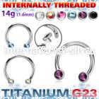 ucbfbih titanium horseshoe flat back gems internal