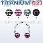 ucbfr5d horseshoes titanium g23 implant grade belly button