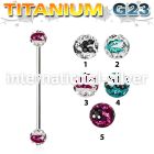 uinfr5c straight barbells titanium g23 implant grade 
