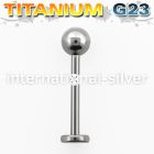 ulb4s labrets lip rings titanium g23 implant grade labrets chin