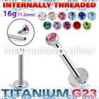 ulbics labrets lip rings titanium g23 implant grade labrets chin