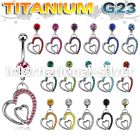 umcdhrc1 belly rings titanium g23 implant grade belly button
