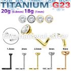 unswnoz titanium threadless push in nose screw press fit cz
