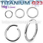 usegh16 seamless segment rings titanium g23 implant grade eyebrow