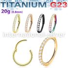 usgshss10t pvd plating titanium hinged segment hoop 20g cnc
