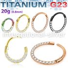 usgshss11t pvd plating titanium hinged segment hoop cnc cz