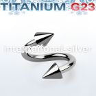 uspcn4 spirals twisters titanium g23 implant grade labrets chin