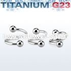 uspeb spirals twisters titanium g23 implant grade eyebrow