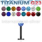 utlbfr3 anodized titanium labret stud 16g 3mm ferido ball