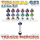 utrg12 straight barbells titanium g23 implant grade tragus