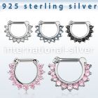 vsepc14 straight barbells silver 925 septum