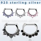 vseph14 straight barbells silver 925 septum
