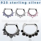 vseph16 straight barbells silver 925 septum