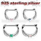 vsepp16 straight barbells silver 925 septum