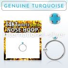 whge7 nose hoop gold ear lobe