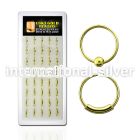 x18gnh nose hoop silver 925 nose