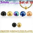 xdpfobt3 anodized surgical steel body jewelry parts belly  piercing