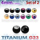 xujbt4s loose body jewelry parts anodized titanium g23 implant grade 