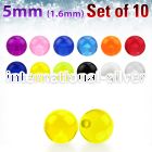 xuvb5 loose body jewelry parts acrylic body jewelry belly button