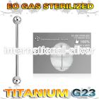 zubbinds sterilized titanium industrial barbell balls