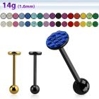 bbmtj4 straight barbells anodized surgical steel 316l tongue