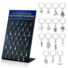 br610 925 silver ear ring ear stud choose  piercing