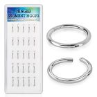bxsegh1 surgical steel hinged segment hoops 25pcs