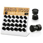 dacb157 cheaters  illusion plugs and tapers organic body jewelry ear lobe