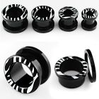 ftaa tunnels gauges acrylic body jewelry ear lobe